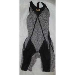 MICHAEL PHELPS MATRIX Closed Back Competition Kneeskin Techsuit New Size 30